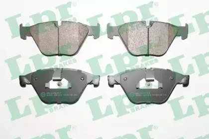 05P1619 LPR Комплект тормозных колодок, дисковый тормоз