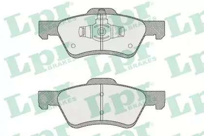 05P1622 LPR Комплект тормозных колодок, дисковый тормоз