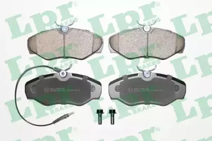 05P1660 LPR Комплект тормозных колодок, дисковый тормоз