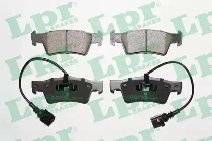 05P1667 LPR Комплект тормозных колодок, дисковый тормоз