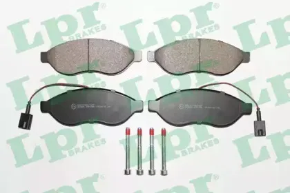 05P1698 LPR Комплект тормозных колодок, дисковый тормоз
