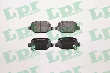 05P1724 LPR Комплект тормозных колодок, дисковый тормоз