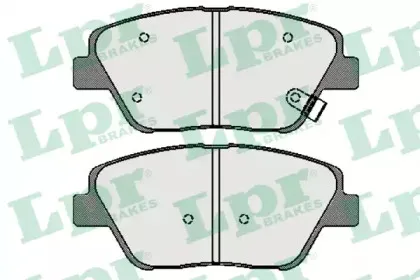 05P1736 LPR Комплект тормозных колодок, дисковый тормоз