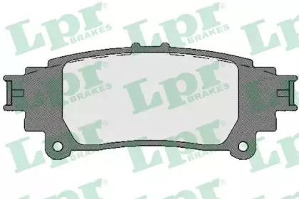 05P1746 LPR Комплект тормозных колодок, дисковый тормоз