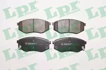 05P1757 LPR Комплект тормозных колодок, дисковый тормоз