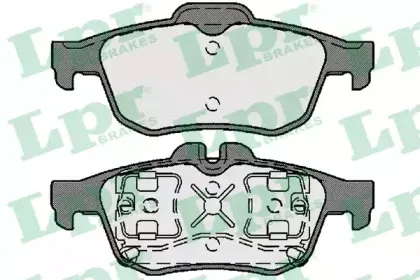 05P1761 LPR Комплект тормозных колодок, дисковый тормоз