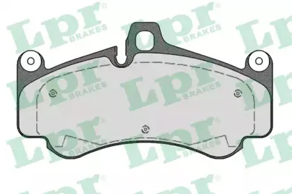 05P1765 LPR Комплект тормозных колодок, дисковый тормоз