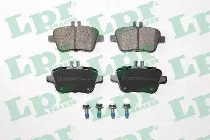 05P1782 LPR Комплект тормозных колодок, дисковый тормоз