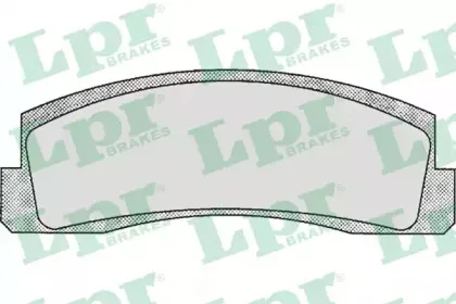 05P179 LPR Комплект тормозных колодок, дисковый тормоз