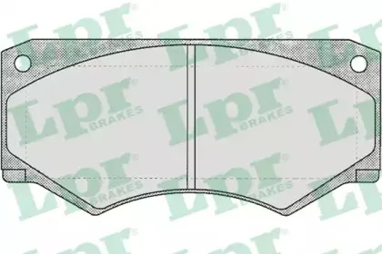 05P180 LPR Комплект тормозных колодок, дисковый тормоз