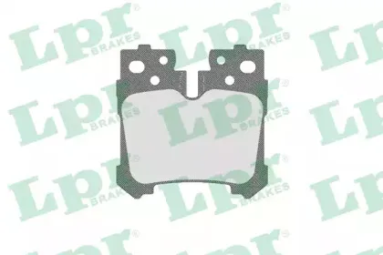 05P1849 LPR Комплект тормозных колодок, дисковый тормоз