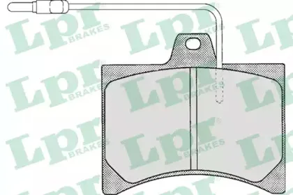 05P195 LPR Комплект тормозных колодок, дисковый тормоз