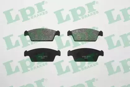 05P213 LPR Комплект тормозных колодок, дисковый тормоз