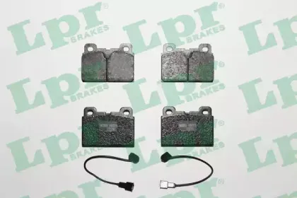 05P219 LPR Комплект тормозных колодок, дисковый тормоз