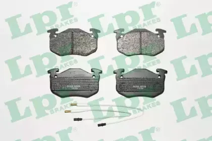 05P230 LPR Комплект тормозных колодок, дисковый тормоз