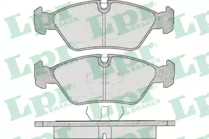 05P237 LPR Комплект тормозных колодок, дисковый тормоз