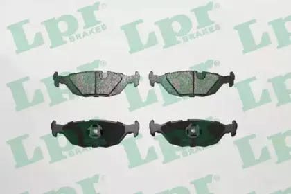 05P238 LPR Комплект тормозных колодок, дисковый тормоз
