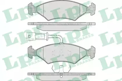 05P242 LPR Комплект тормозных колодок, дисковый тормоз
