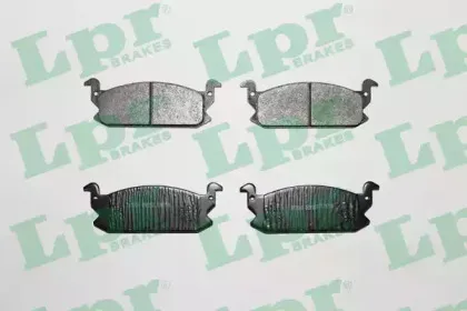 05P257 LPR Комплект тормозных колодок, дисковый тормоз