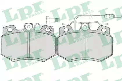 05P272 LPR Комплект тормозных колодок, дисковый тормоз