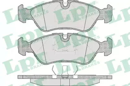 05P304 LPR Комплект тормозных колодок, дисковый тормоз