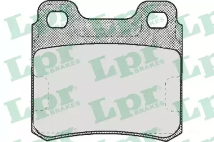 05P317 LPR Комплект тормозных колодок, дисковый тормоз