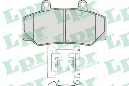05P318 LPR Комплект тормозных колодок, дисковый тормоз