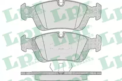 05P331 LPR Комплект тормозных колодок, дисковый тормоз