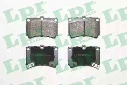 05P366 LPR Комплект тормозных колодок, дисковый тормоз