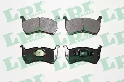 05P368 LPR Комплект тормозных колодок, дисковый тормоз