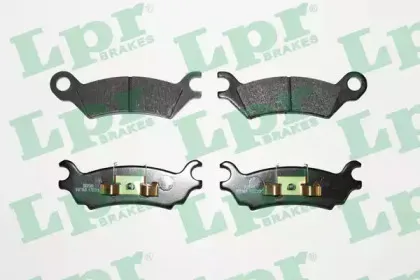 05P369 LPR Комплект тормозных колодок, дисковый тормоз