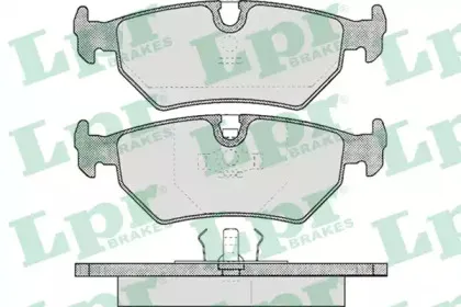 05P418 LPR Комплект тормозных колодок, дисковый тормоз