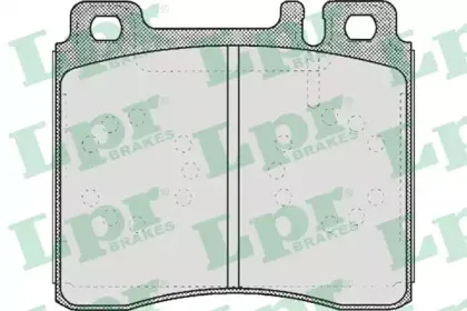 05P446 LPR Комплект тормозных колодок, дисковый тормоз
