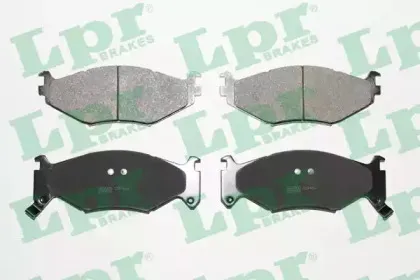 05P454 LPR Комплект тормозных колодок, дисковый тормоз