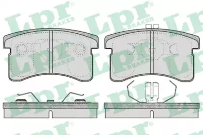 05P458 LPR Комплект тормозных колодок, дисковый тормоз
