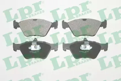 05P465 LPR Комплект тормозных колодок, дисковый тормоз
