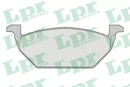 05P668 LPR Комплект тормозных колодок, дисковый тормоз