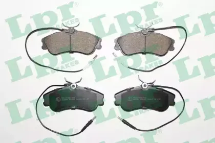 05P683 LPR Комплект тормозных колодок, дисковый тормоз