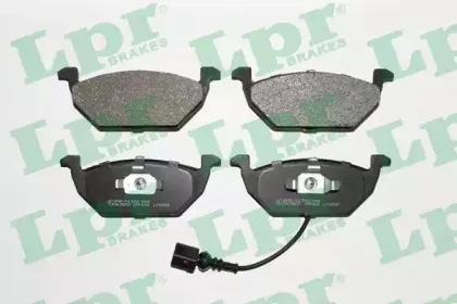 05P692 LPR Комплект тормозных колодок, дисковый тормоз