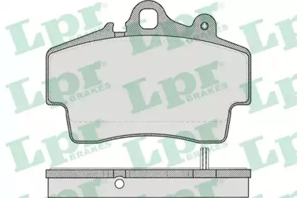 05P722 LPR Комплект тормозных колодок, дисковый тормоз
