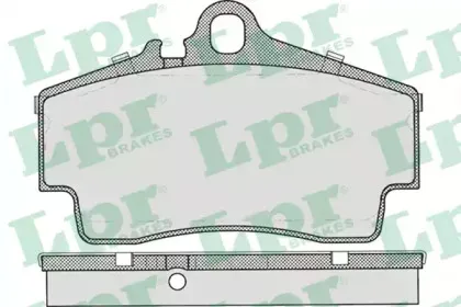 05P727 LPR Комплект тормозных колодок, дисковый тормоз