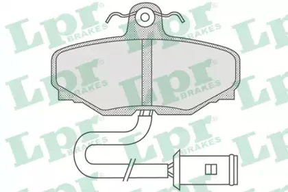 05P741 LPR Комплект тормозных колодок, дисковый тормоз