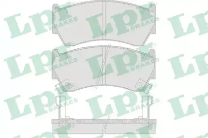 05P759 LPR Комплект тормозных колодок, дисковый тормоз