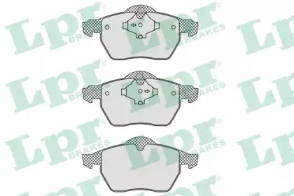 05P772 LPR Комплект тормозных колодок, дисковый тормоз