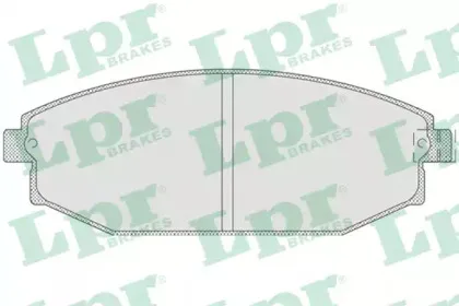 05P794 LPR Комплект тормозных колодок, дисковый тормоз