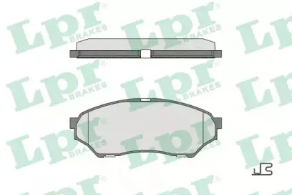 05P819 LPR Комплект тормозных колодок, дисковый тормоз
