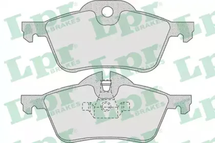 05P851 LPR Комплект тормозных колодок, дисковый тормоз
