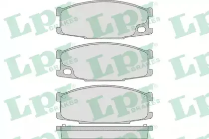 05P892 LPR Комплект тормозных колодок, дисковый тормоз