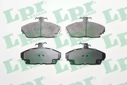 05P924 LPR Комплект тормозных колодок, дисковый тормоз