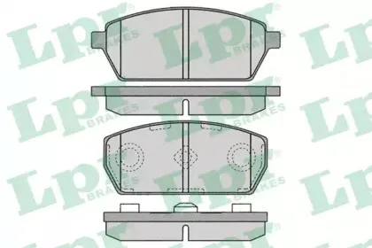 05P936 LPR Комплект тормозных колодок, дисковый тормоз